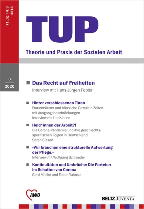 Theorie Und Praxis Der Sozialen Arbeit BELTZ