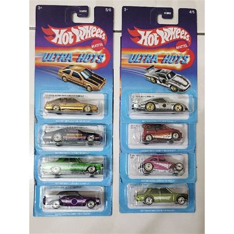 Hot Wheels Ultra Hots Set Of Nissan Skyline Toyota Ae Datsun Bluebird Shopee Philippines