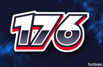 text effect  logo design number