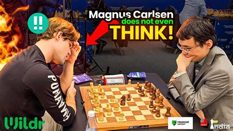 Carlsen Makes Stunning Moves Without Thinking Magnus Carlsen Vs