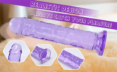 Amazon 7 Realistic Jelly Dildo For Beginners Soft Lifelike Sex Toy Thin Penis With Strong