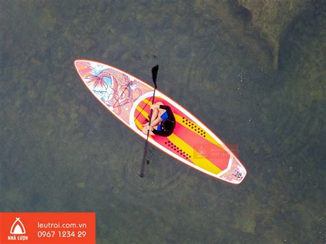Ván chèo đứng / thuyền Sup hơi KOI Feath R Lite - Funwater