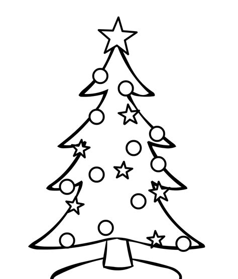 The Enduring Charm Of Black And White Christmas Tree Clip Art - Merry ...