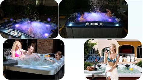 Outdoor Black Luxury Hot Tub Perfect For 10 12 Persons