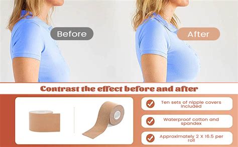 Amazon Boob Tape Boobytape For Breast Lift Bob Tape For Large Breasts Clothing Shoes