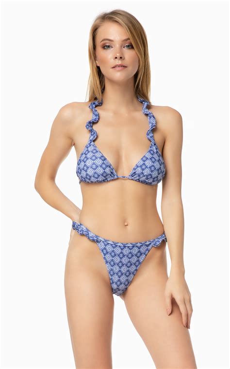 SwimWear Woman Bikinis Morocco Triangle Bikini Top