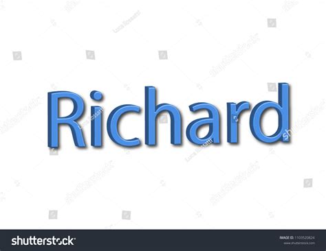 illustration  richard isolated white background stock illustration