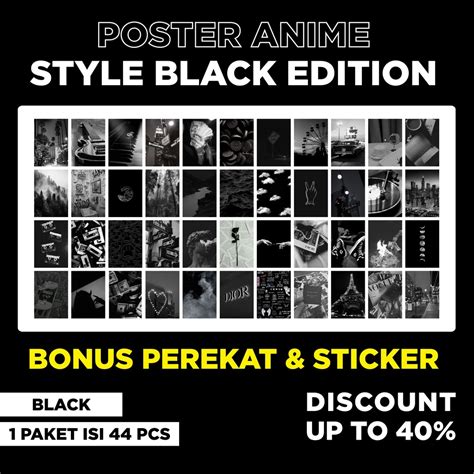 Jual Poster Color Black A5 Isi 44lbr Shopee Indonesia