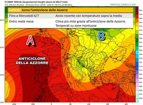 Meteo Luglio Dopo Un Avvio Rovente A Sorpresa Potrebbe Tornare Una