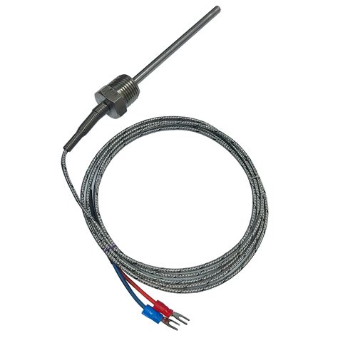 Termocupla Tipo J Rosca De 1 2 NPT Bulbo De 1 4 X 4 Ingecom