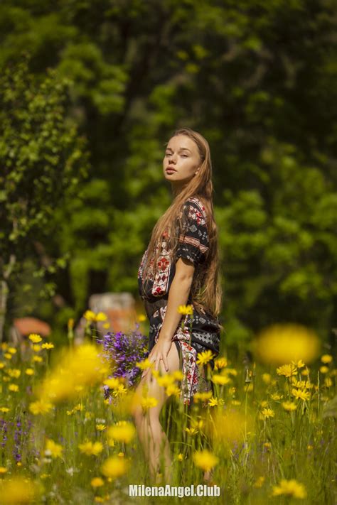 Boho Nude Art Featuring Milena Angel XXX Pictures CoedCherry