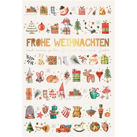 Weihnachten Glückwunschkarten im Format 11 5 x 17 cm Weihnachtsmo