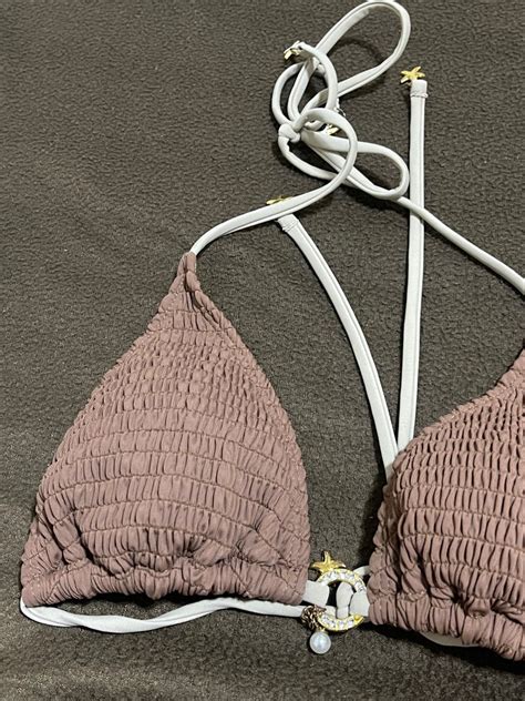 Pre Loved Bikini Top Women S Fashion Swimwear Bikinis Swimsuits On Carousell