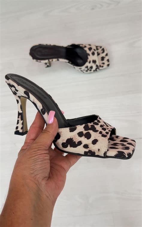 Cleo Nude Leopar Terlik Yeni Sezon