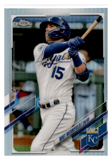 Topps Chrome Whit Merrifield Refractor Kansas City Royals Ebay