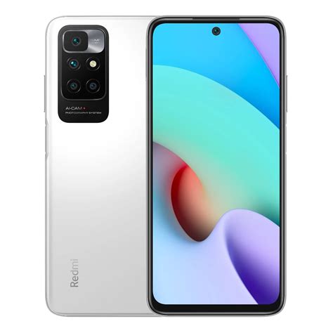 Смартфон Xiaomi Redmi 10 (2022) 4/128Gb White NFC version (Global ...