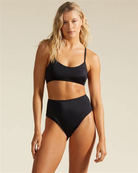 Billabong Blkabjx A Div Lace Up Trilet Bikini Top Billabongus