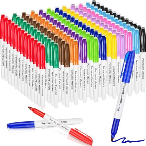 Ohuhu Permanent Markers 30 Pack, Fine Point Tip Permanent, 54% OFF