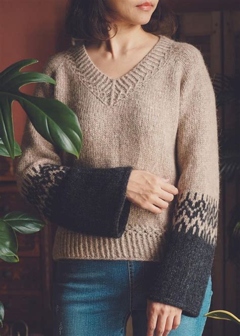 Ramble Jumper 2 0 Knitting Pattern By Irene Lin Knitting Women