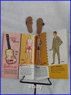 Vintage Allan Doll in Original Outfit withStand + Booklet Barbie Mattel ...