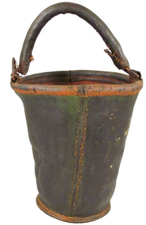 1304 Leather Fire Bucket Lot 1304
