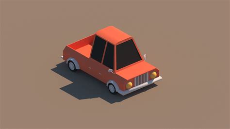 Artstation Cartoon Low Poly Cars Package Resources