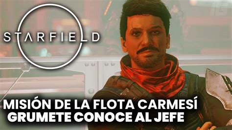 Starfield Misi N De La Flota Carmes Grumete Conoce Al Jefe Xbox