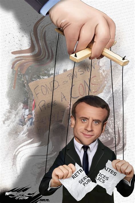 Emmanuel Macron Caricature Drawings Sketch Book