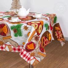 Новогодние скатерти (45 фото): овальные клеенки на стол на Новый год и ...