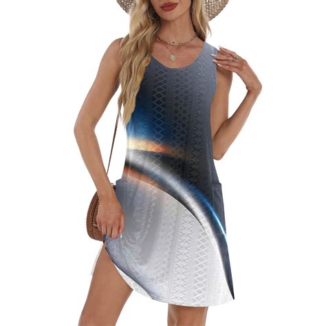 Gxipo Swim Dress For Women Swimwear Sun Dresses Casual Boho Hollow Out Sleeveless Bikini Beach