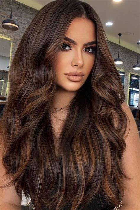 Tonos De Cabello Para Piel Canela Brunette Hair With Highlights Long Hair Color Brunette