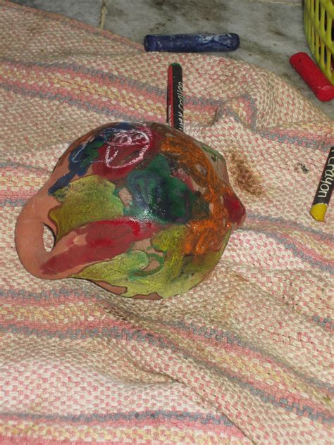 Learning in Mayapur: Melted Wax Crayons