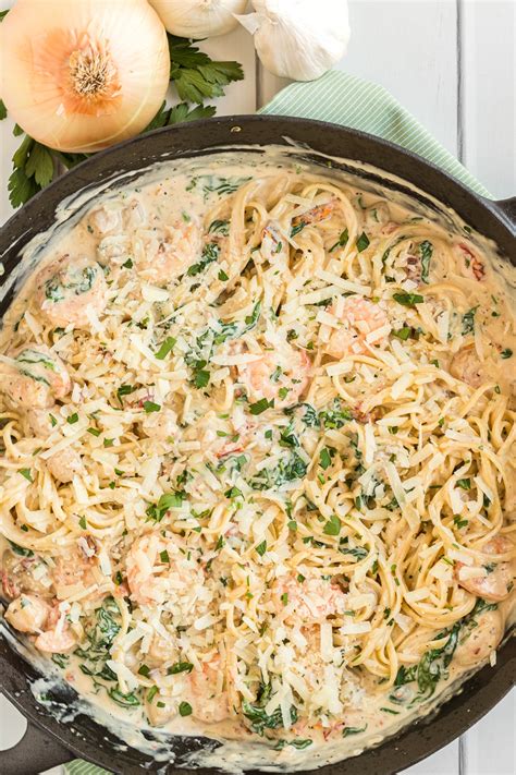 Easy Creamy Seafood Pasta - Made To Be A Momma