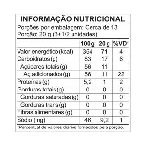 Bala De Gelatina Dentaduras Fini 250g 1 Un Sabor Sortido