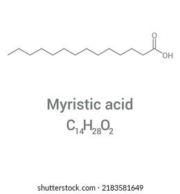 124 Myristic Acid Images Stock Photos And Vectors Shutterstock