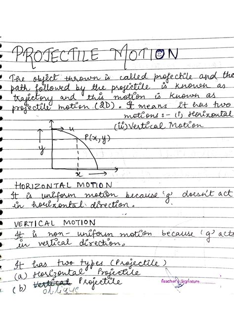 Solution Projectile Motion Studypool