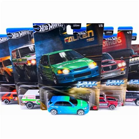 Hot Wheels Speed Graphic Complete Set Of Pcs Honda Ek Falken Mazda Rx Range Rover Porsche