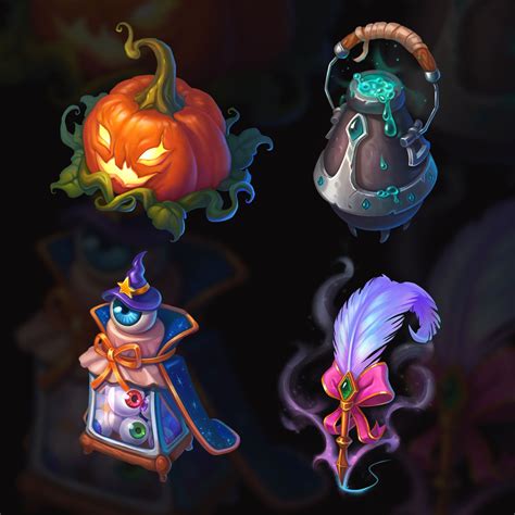 Magic Witch Props Levenchuk Alina In 2023 Props Art 2d Game Art