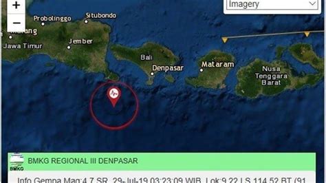 Gempa Bumi Terkini Berkekuatan 66 Magnitudo Guncang Bali Hingga