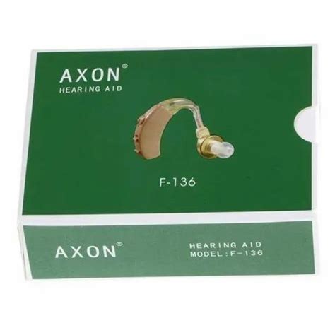 Visible Axon F 136 Pocket Model Hearing Aid Beige At Rs 6500 In New Delhi