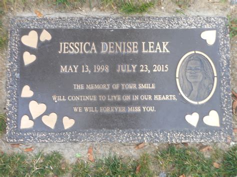 Jessica Denise Leak (1998-2015) - Find a Grave Memorial