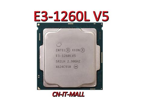 Intel Xeon E3-1260L V5 CPU 2.9GHz 8M 4 Core 8 Threads LGA1151 Processor ...