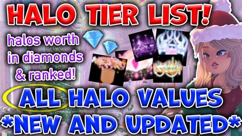 All Halo Values In Royale High Tier List💎diamond Worth Ranked New And Updated Chart