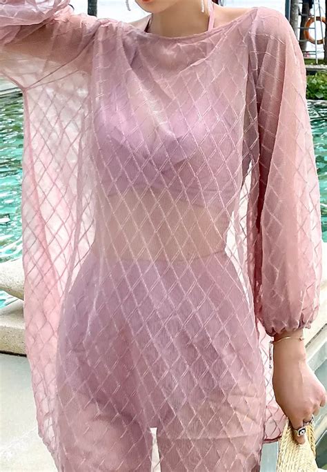 Buy A In Girls Pcs Sexy Gauze Bikini Swimsuit Online Zalora Philippines