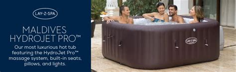 Maldives Hydrojet Pro Hot Tub Bestway Saluspa Affordable Spa