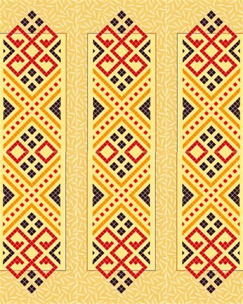 north borneo motive  pattern kadazan dusun  hypnohymn graphic