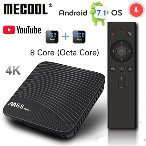 Mecool M S Pro L Tv Box Amlogic S Octa Core Rom G Ram G G K Hd