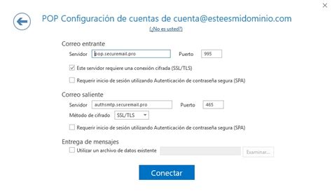 Configurar cuentas de correo en Outlook 2016 automáticamente