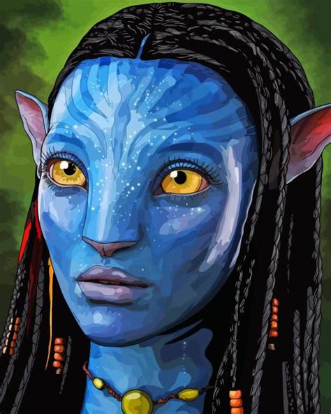 Neytiri Face Art Diamond Painting Paint By Diamonds Pro