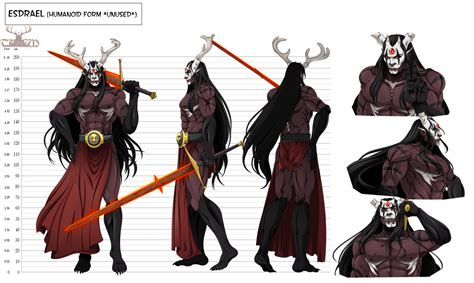 Esdrael Humanoid Character Sheet UNUSED By Project TAoFM Hentai Foundry